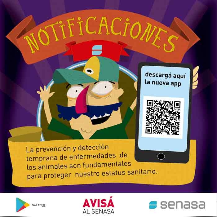 «Notificaciones Senasa»: la APP para dar aviso sobre enfermedades animales.