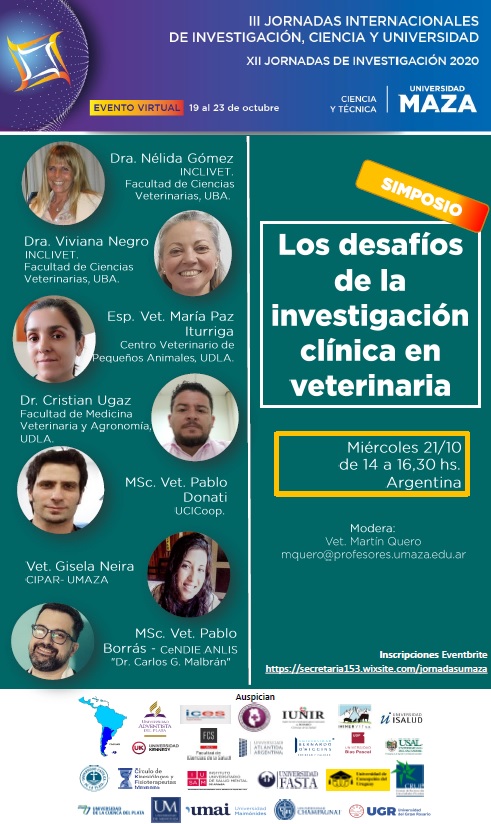 Simposio: Los desafíos de la investigación clínica en veterinaria.