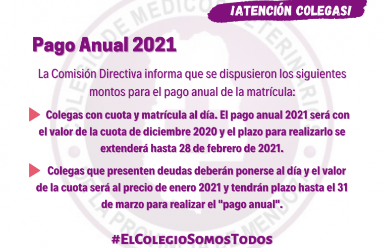 Pago Anual 2021