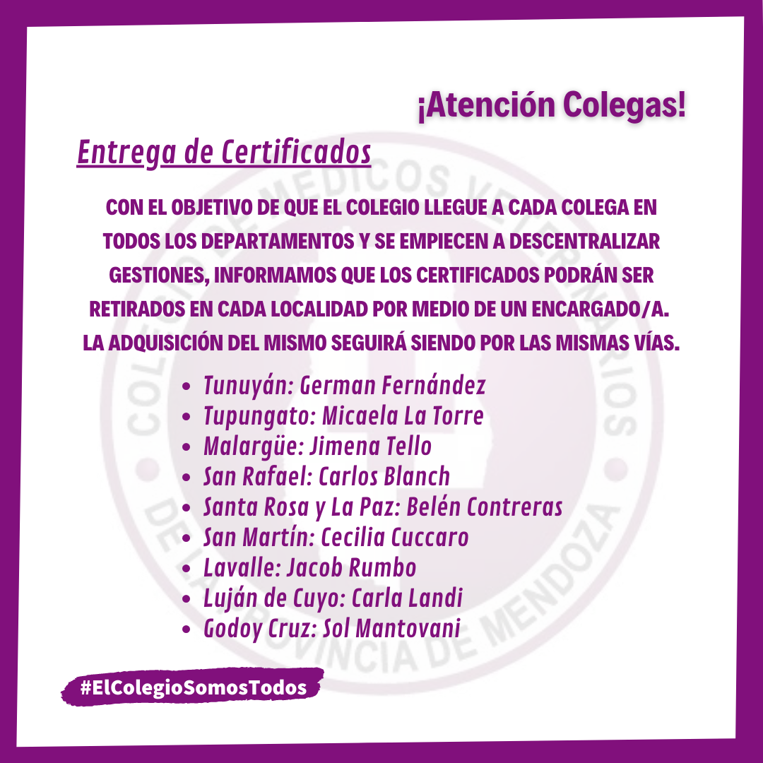 Entrega de Certificados departamental