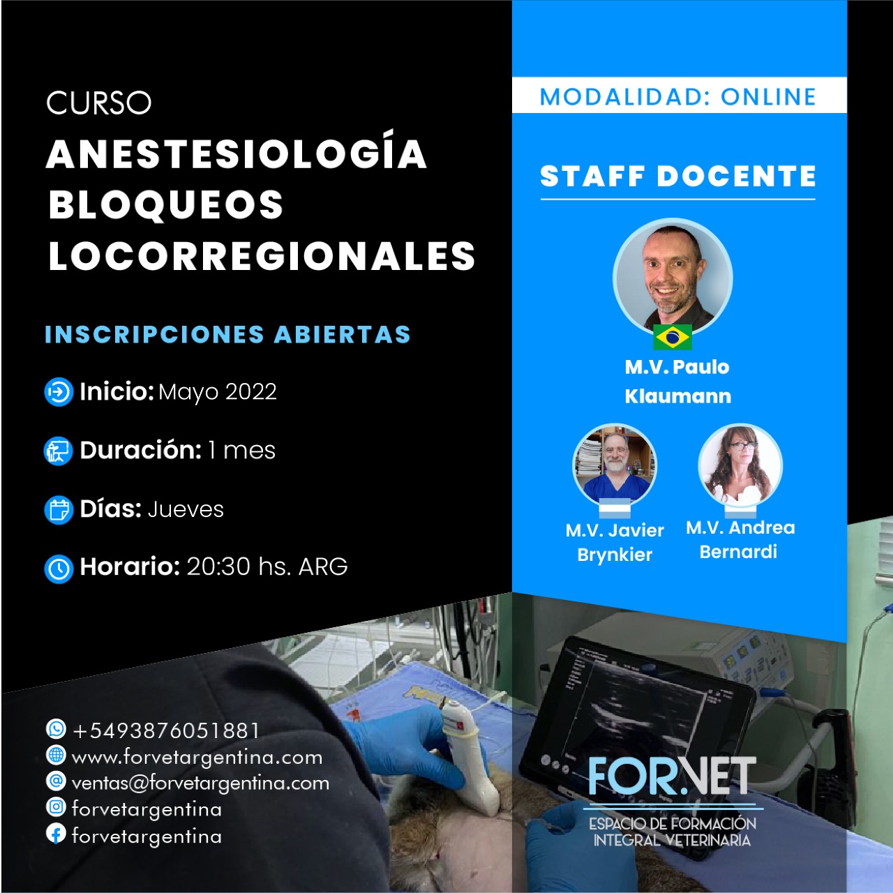 Curso: Anestesiología Bloqueos Locorregionales