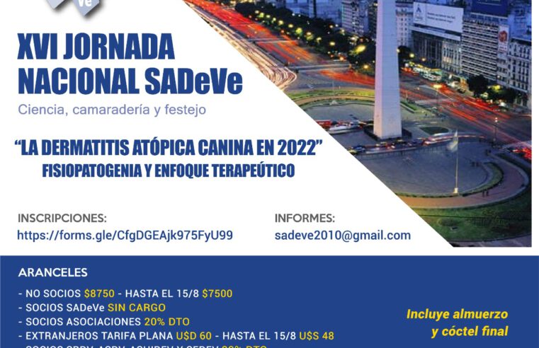 XVI Jornada Nacional SADeVe