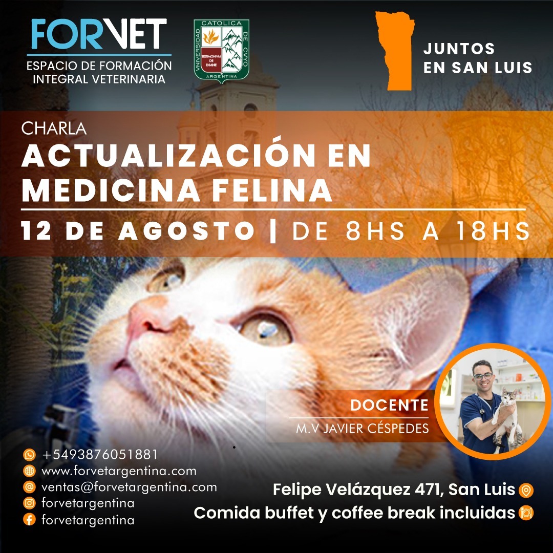 Jornadas de Medicina Felina en San Luis