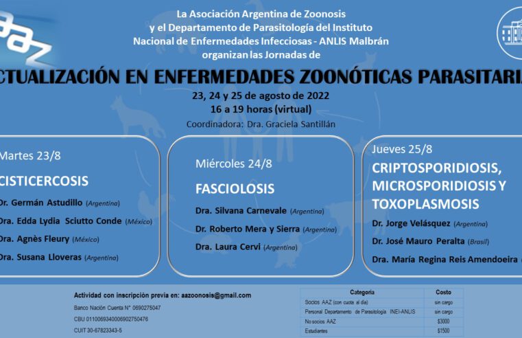 Actualización en Enfermedades Zoonóticas Parasitarias