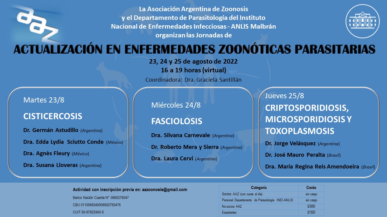 Actualización en Enfermedades Zoonóticas Parasitarias