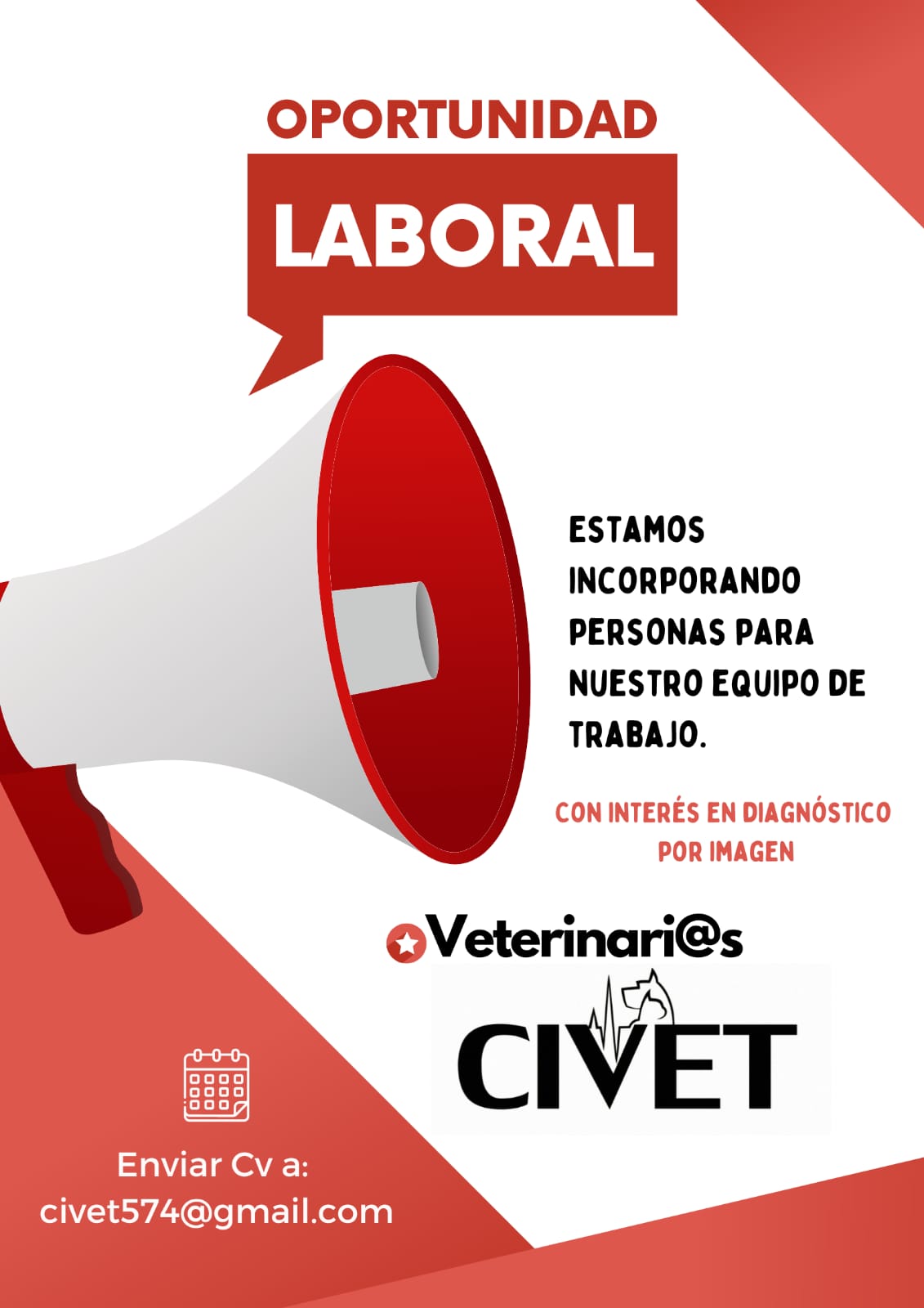 Oferta Laboral para Diagnóstico de Imágenes