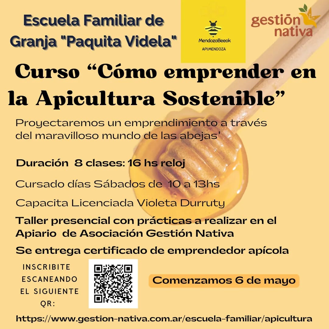 Curso: «Cómo emprender en la Apicultura Sostenible».