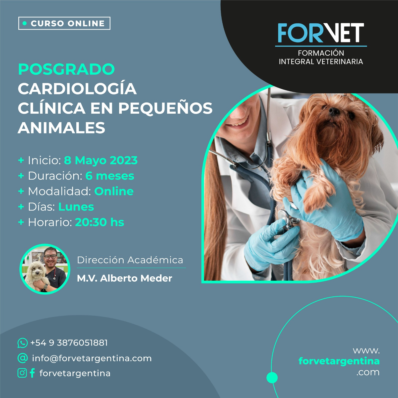 POSGRADO «CARDIOLOGIA CLINICA EN PEQUEÑOS ANIMALES»