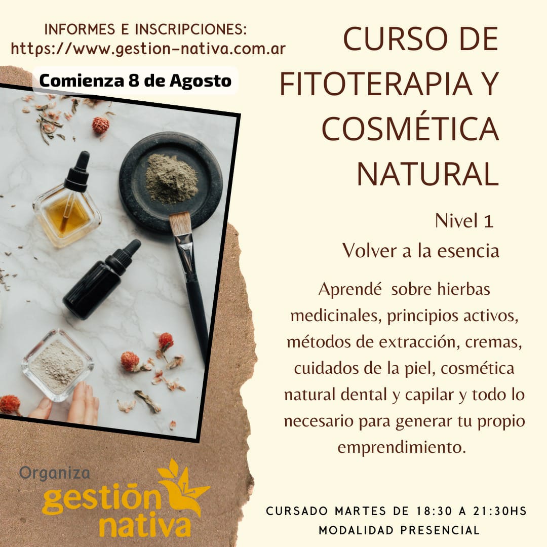 Curso «Fitoterapia y Cosmética Natural»