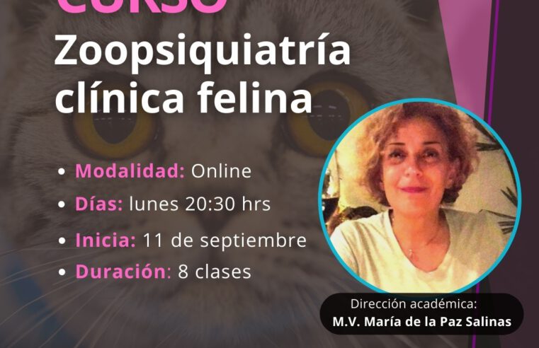 CURSO ZOOPSIQUIATRÍA CLÍNICA FELINA