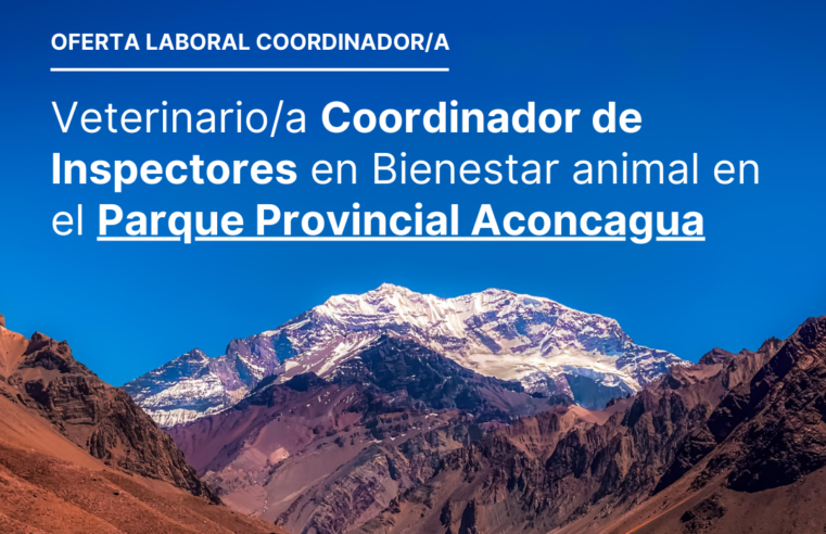 ACONCAGUA: Oferta Laboral «Coordinador/a de Inspectores de Bienestar Animal»