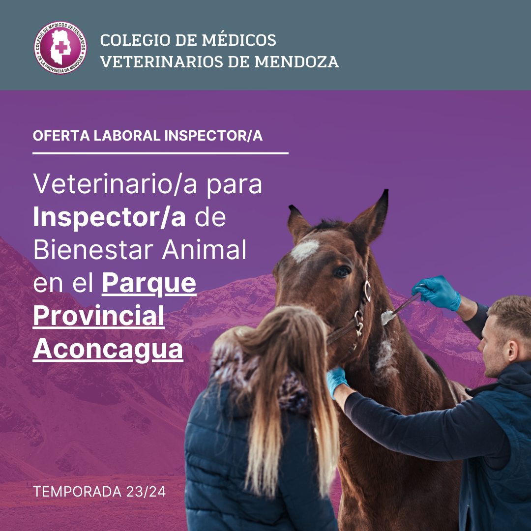 Aconcagua: Oferta laboral «Inspector/a Bienestar Animal»