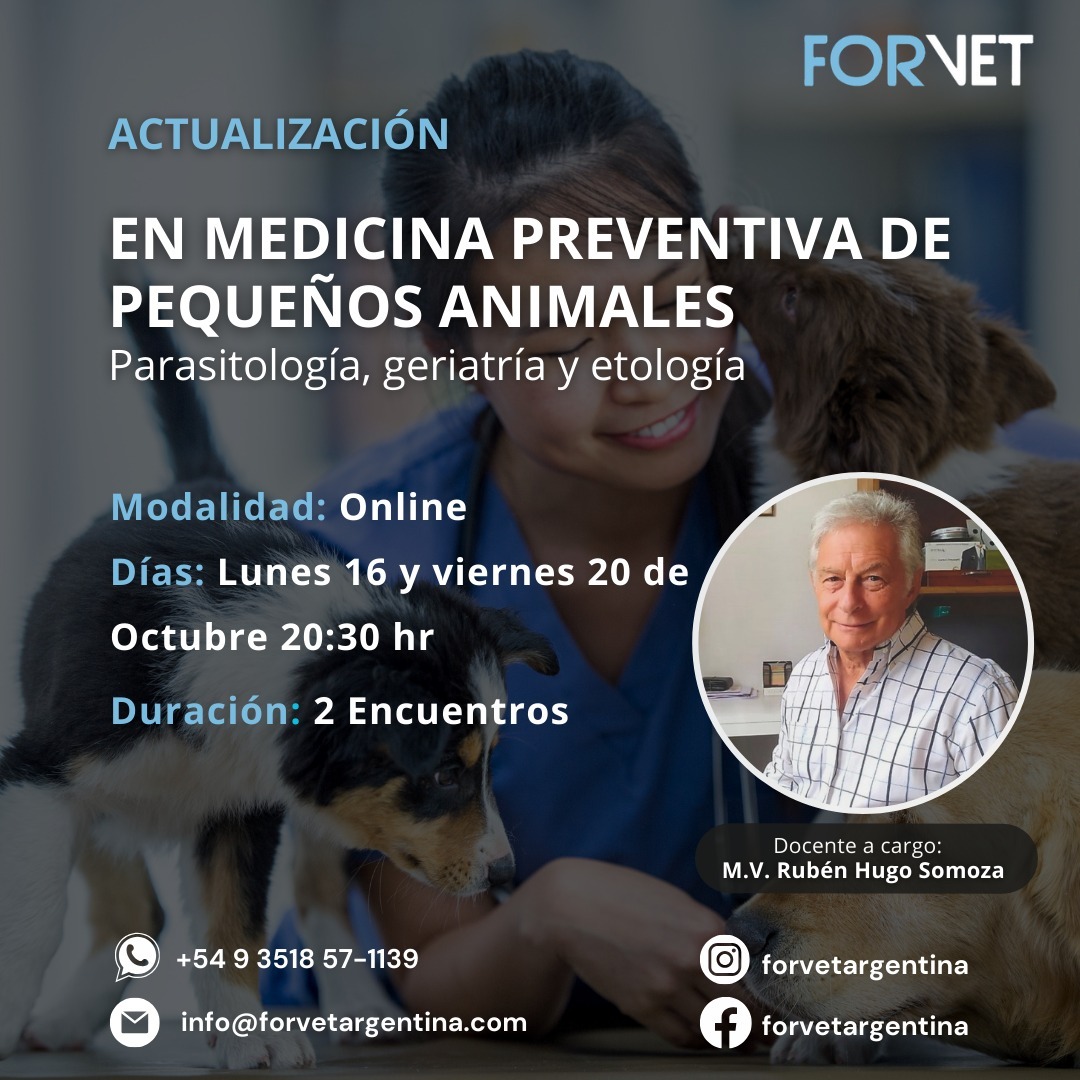 Actualización en «Medicina Preventiva en Pequeños Animales»
