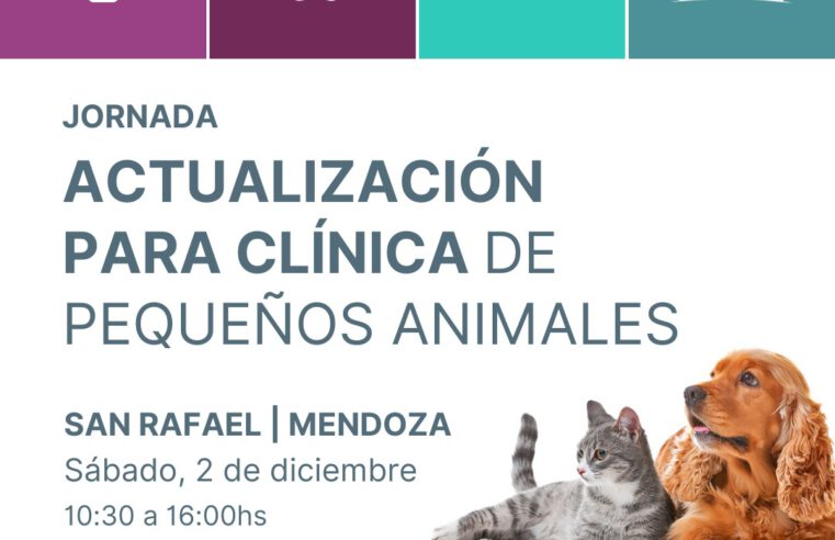 Jornada «Actualización de clínica para pequeños animales» en San Rafael.