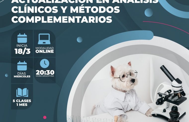 Actualización «Análisis Clínico y Métodos Complementarios»