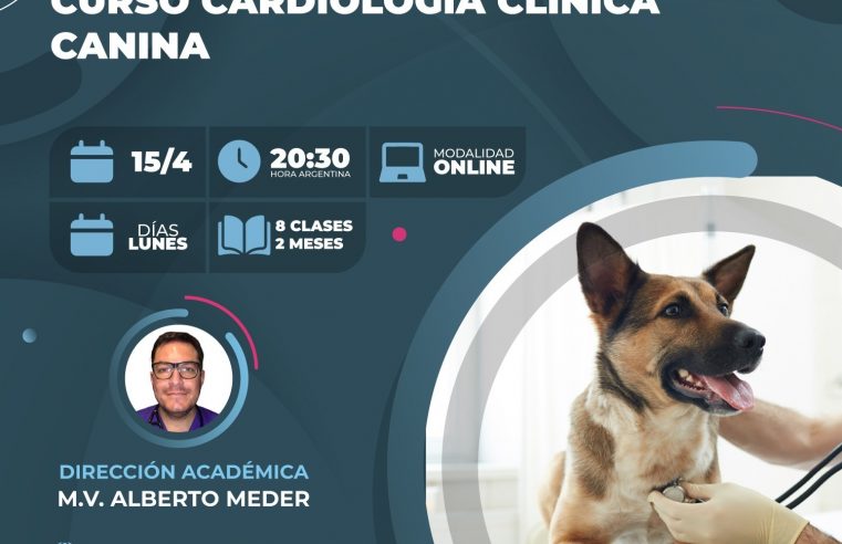 Curso «CARDIOLOGÍA CLÍNICA CANINA»