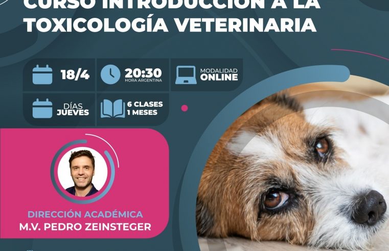 Curso «INTRODUCCIÓN A LA TOXICOLOGÍA VETERINARIA»