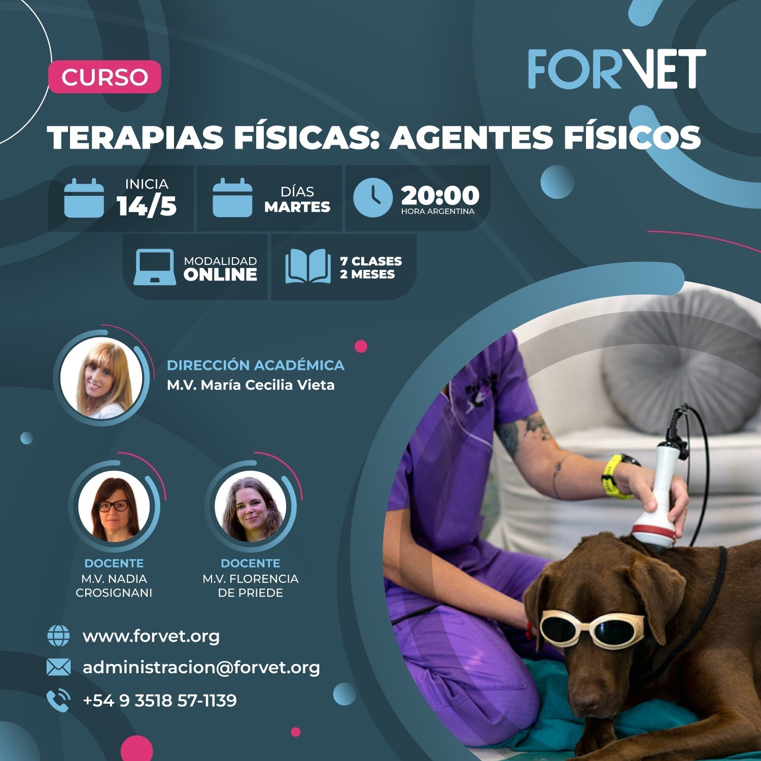 Curso «Terapias físicas: agentes físicos»