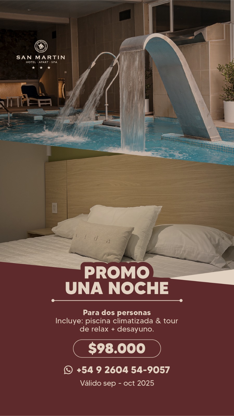 Hotel San Martín en San Rafael: promociones especiales