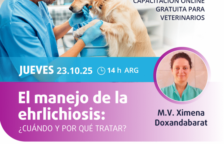 Charla «El manejo de la ehrlichiosis: ¿Cuándo y por qué tratar?»
