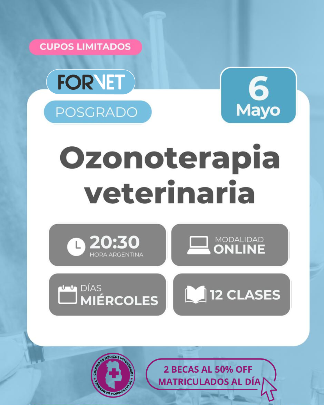 Posgrado «Ozonoterapia veterinaria»