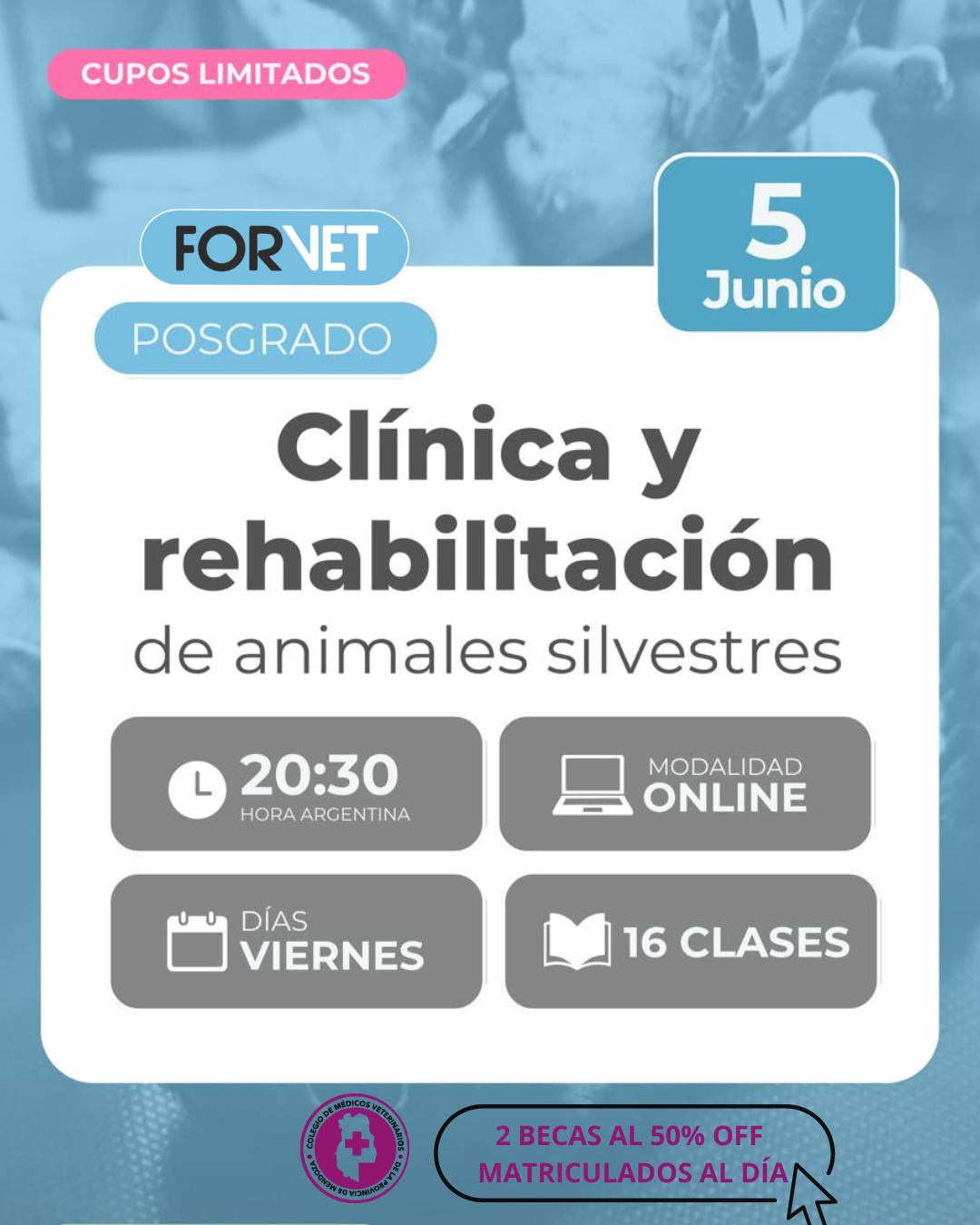 Posgrado «Clínica y Rehabilitación de Animales Silvestres»
