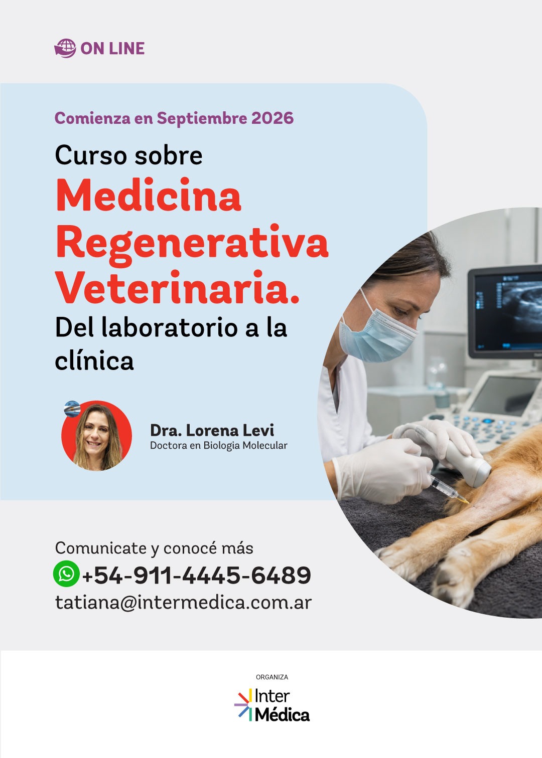 Curso «Medicina Regenerativa Veterinaria»