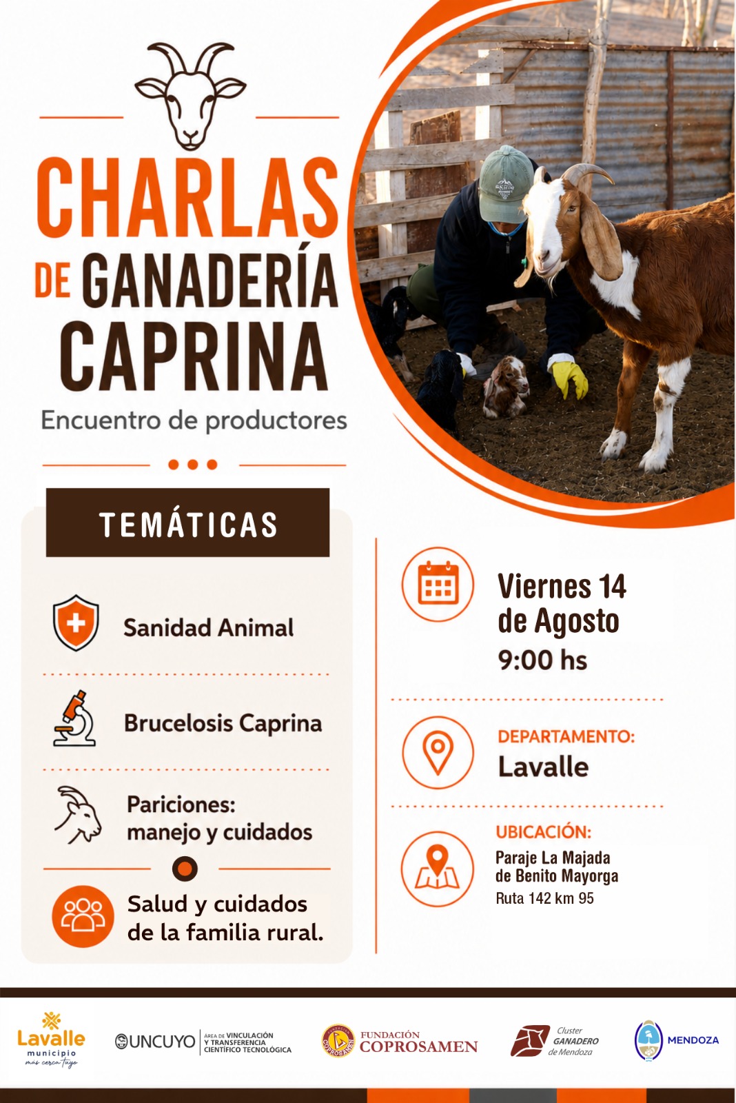 JORNADA DE CAPACITACIÓN PARA PRODUCTORES CAPRINOS